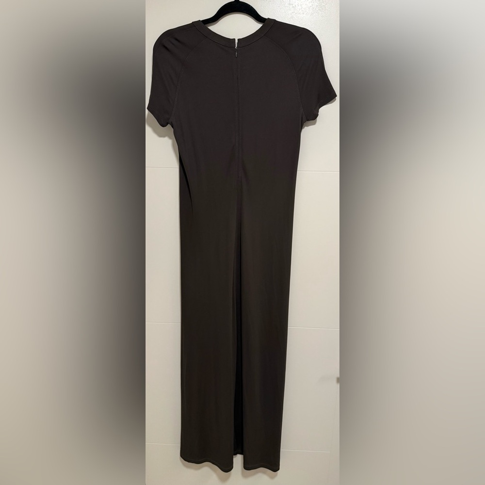 Toteme Olive Green Short Sleeve Maxi Dress - Picture 10 of 15